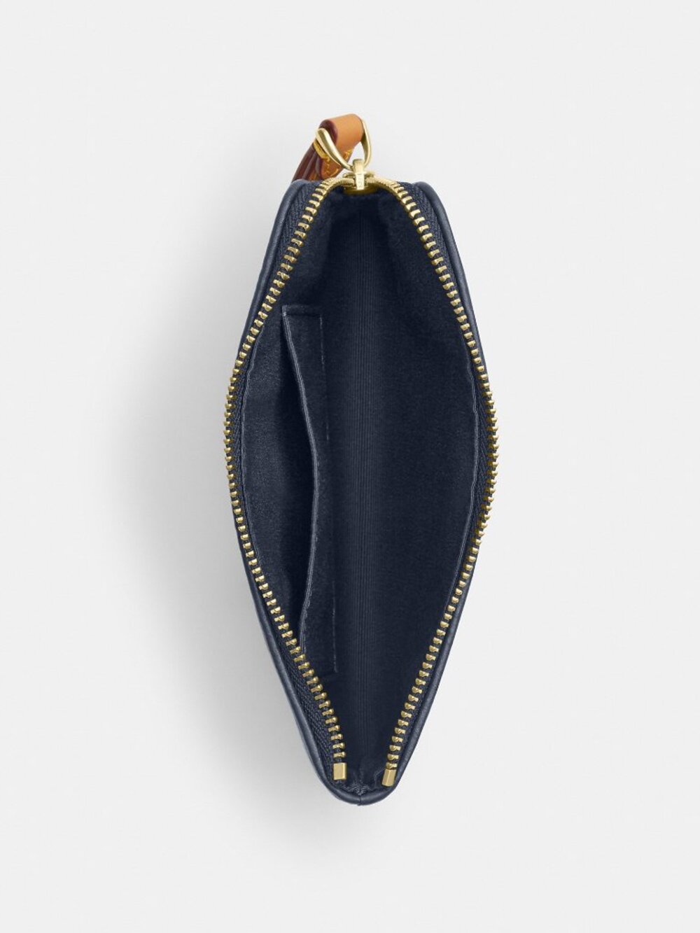 Coach Corner Zip Wristlet In Signature Denim - Picture 3 of 3